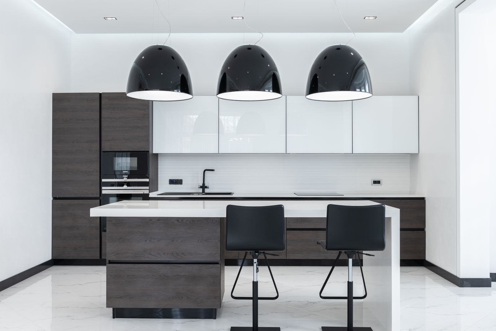 Rénovation d'une cuisine ouverte haut de gamme